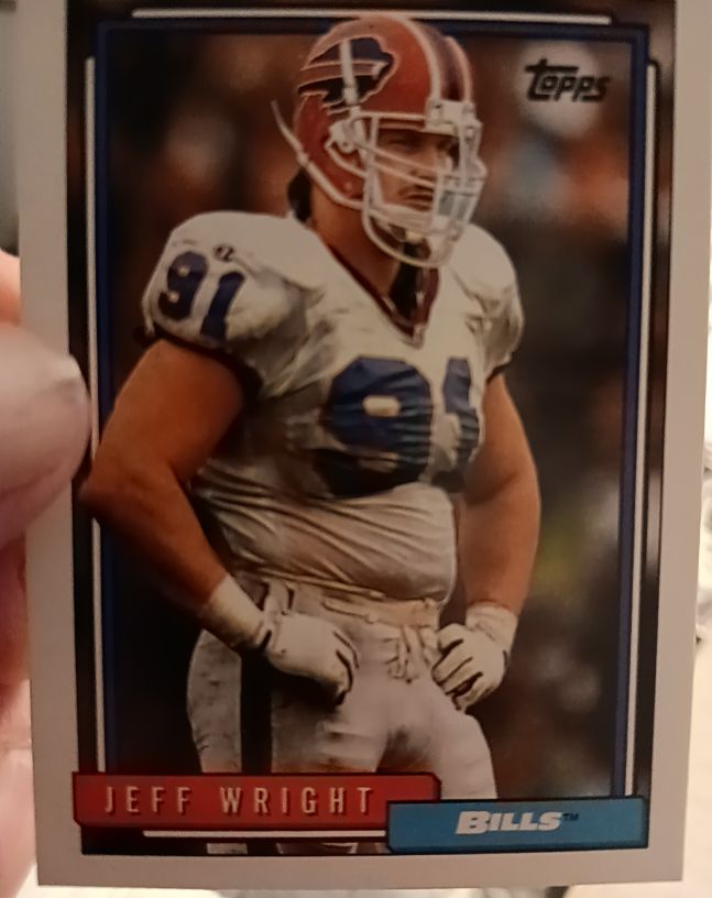 1992 Topps #21 Jeff Wright — front