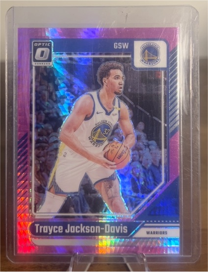 2024 Donruss Optic/Silver Prizm #210 Trayce Jackson-Davis (Warriors) — front