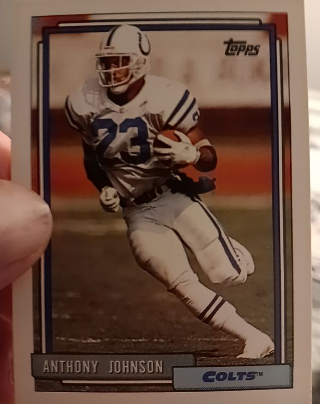1992 Topps #3 Anthony Johnson — front