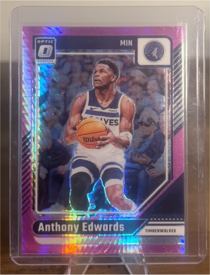 2024-25 Panini Donruss Optic #31 Anthony Edwards — front