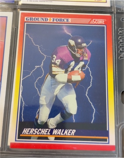 1990 Score #561 Herschel Walker — front