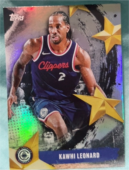 2025-26 Topps Stars of the NBA #SA-18 Kawhi Leonard — front