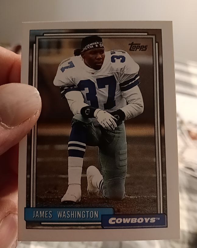 1992 Topps #171 James Washington — front