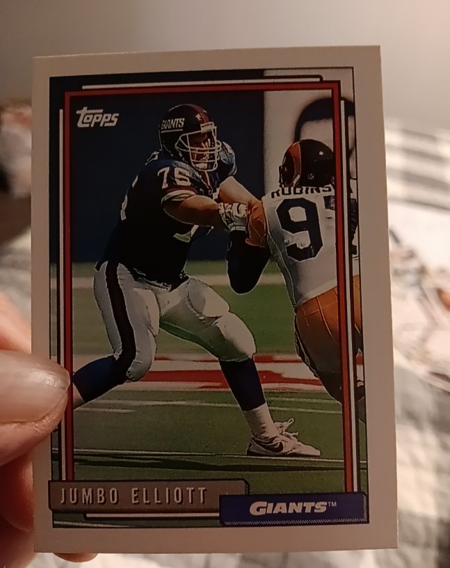 1992 Topps #167 Jumbo Elliott — front