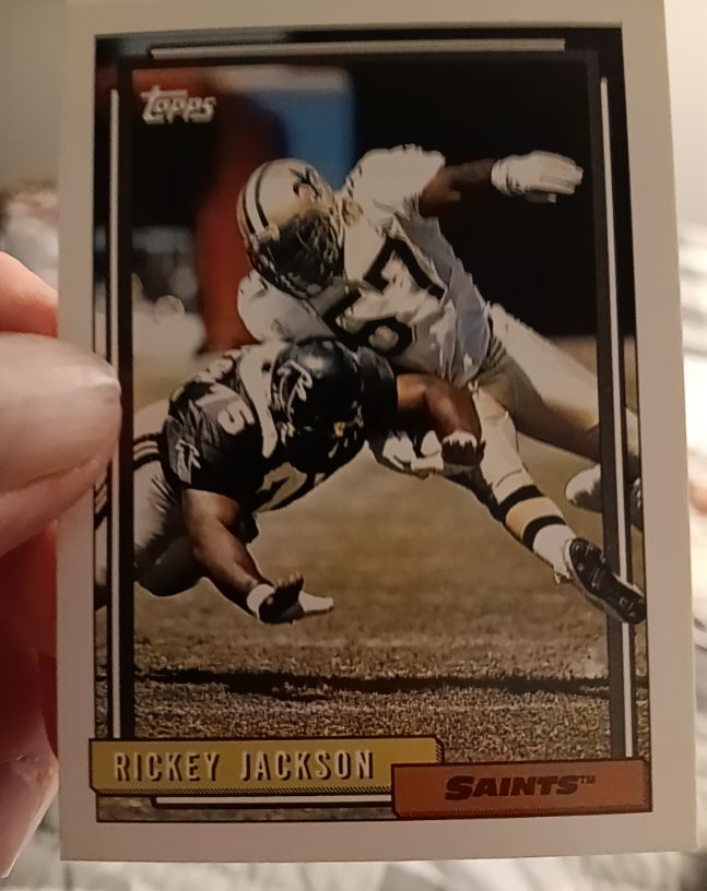 1992 Topps #155 Rickey Jackson — front
