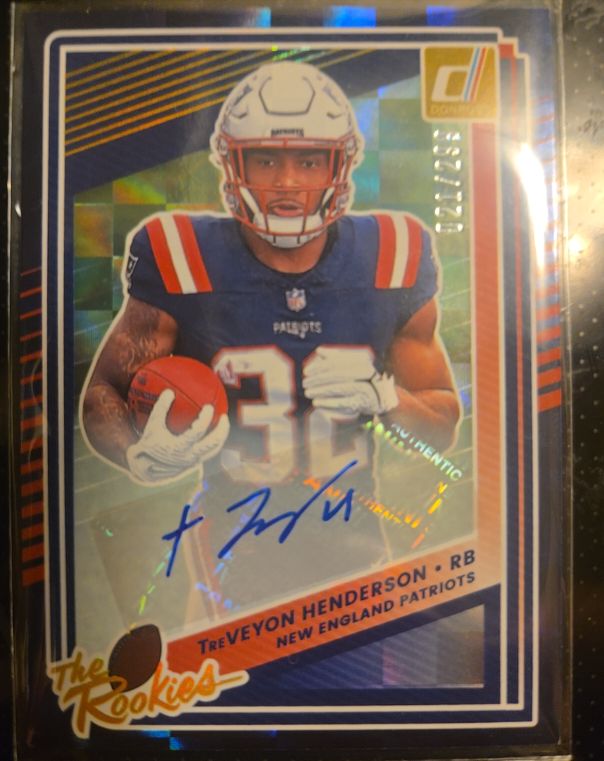2025 Donruss The Rookies #16 TreVeyon Henderson — front