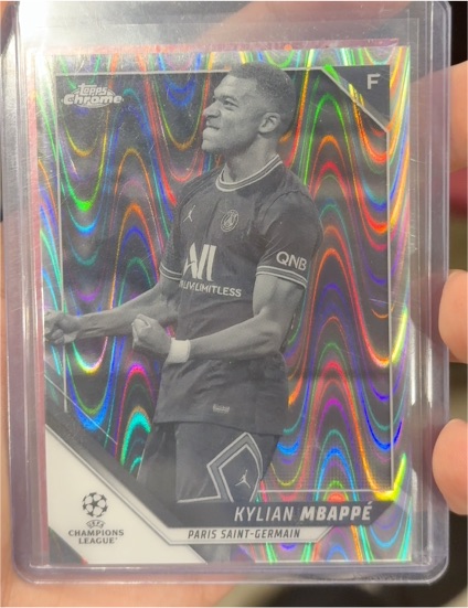 2021-22 Topps Chrome UEFA Champions League #1 Kylian Mbappé — front