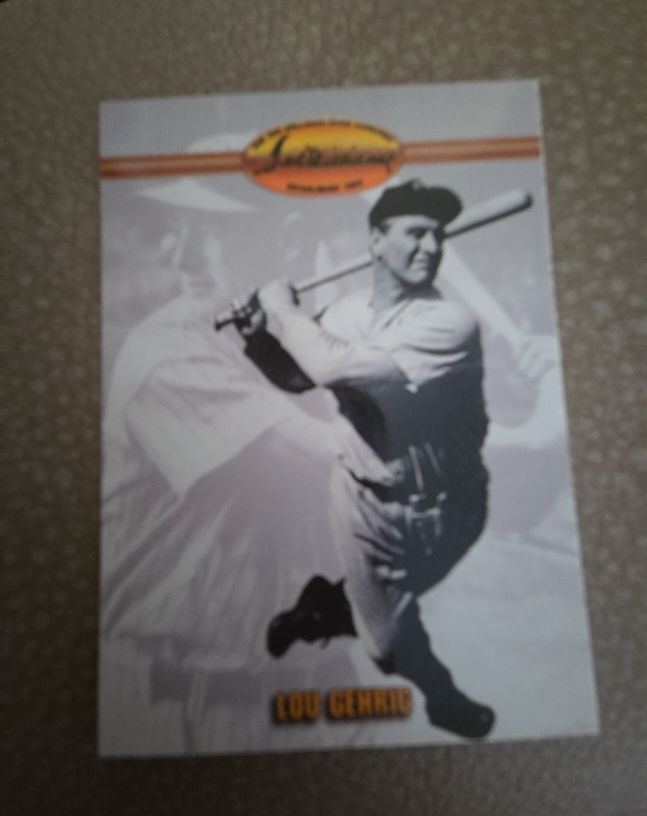 1993 Ted Williams Card Company #63 Lou Gehrig — front