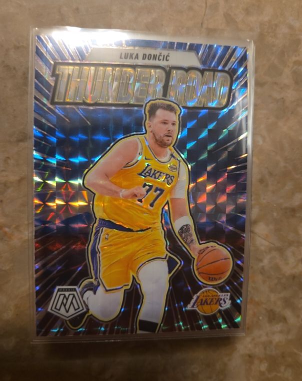 2024-25 Panini Mosaic #1 Luka Dončić Thunder Road — front