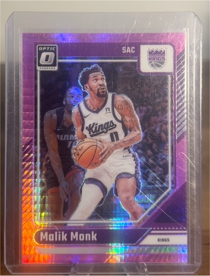 2024-25 Panini Donruss Optic #17 Malik Monk — front