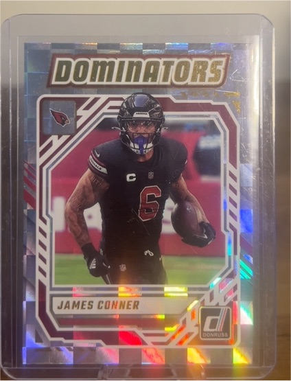 2025 Donruss Dominators #DOM-JCR James Conner — front
