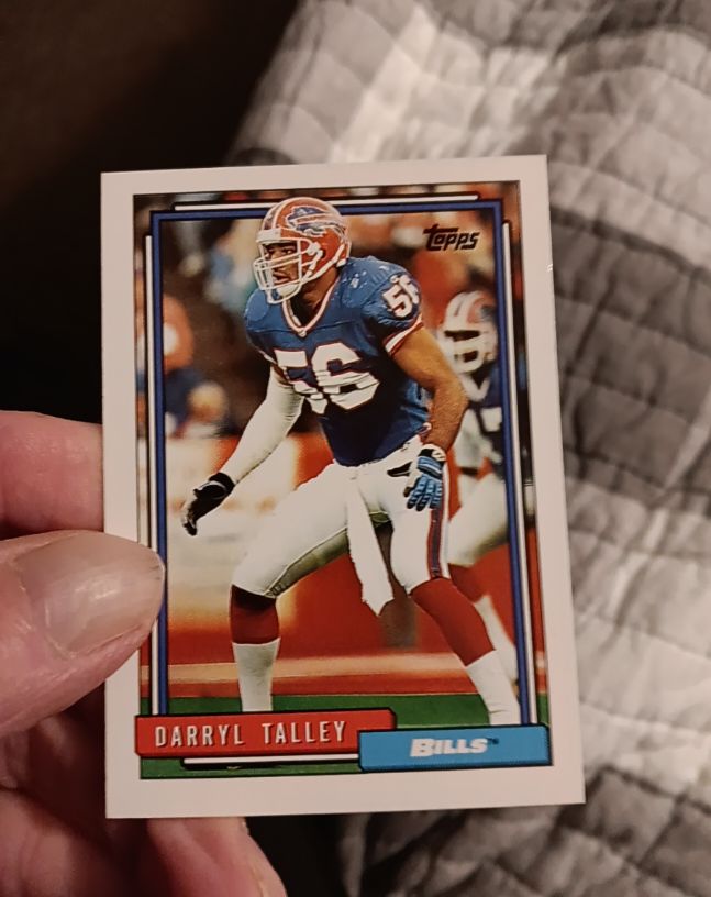 1992 Topps #750 Darryl Talley — front