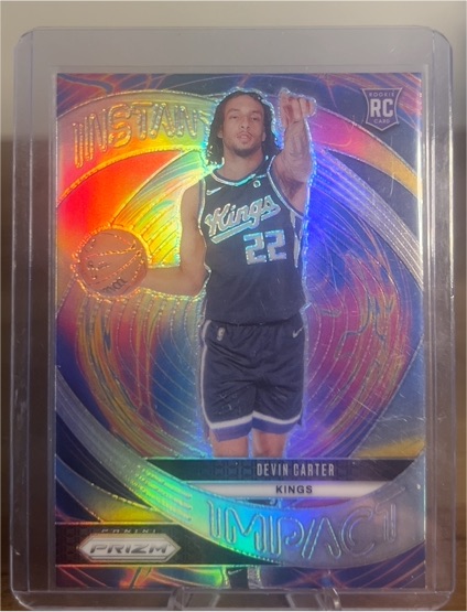 2024-25 Panini Prizm #23 Devin Carter Instant Impact — front