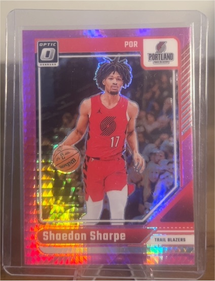2024-25 Panini Donruss Optic #175 Shaedon Sharpe — front
