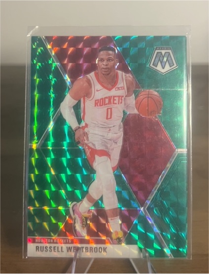 2019-20 Panini Mosaic #134 Russell Westbrook — front