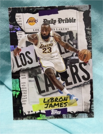 2025-26 Topps The Daily Dribble #DD-1 LeBron James — front