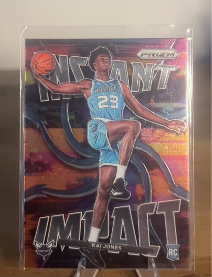 2021-22 Panini Prizm #20 Kai Jones Instant Impact — front