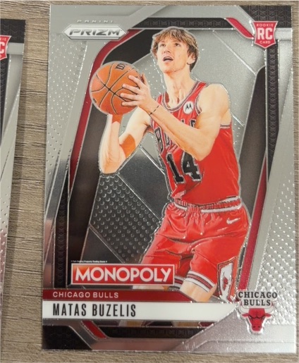 2024-25 Panini Prizm Monopoly #12 Matas Buzelis — front