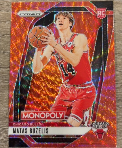 2024-25 Panini Prizm Monopoly #12 Matas Buzelis — front