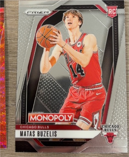 2024-25 Panini Prizm Monopoly #12 Matas Buzelis — front