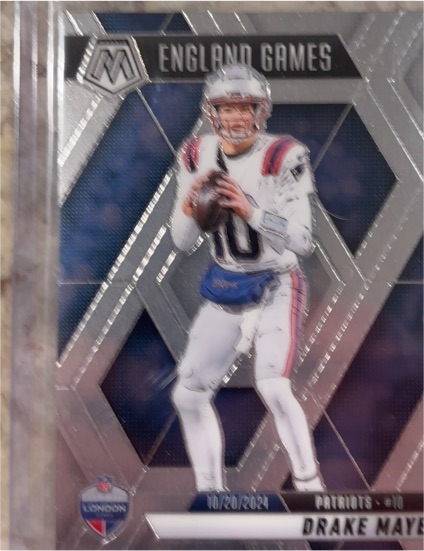 2025 Panini Mosaic #258 Drake Maye England Games — front