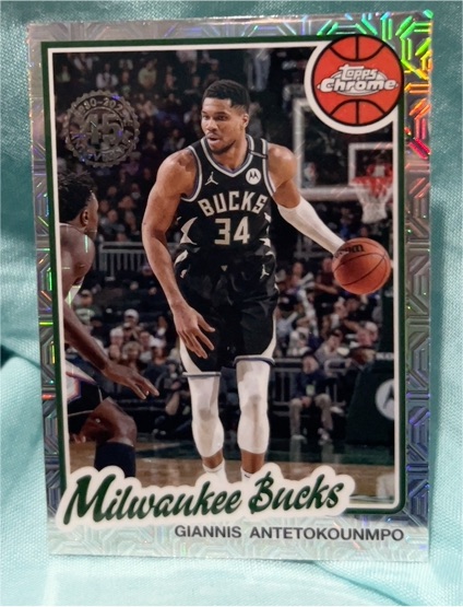 2025-26 Topps Chrome #TC-GA Giannis Antetokounmpo — front