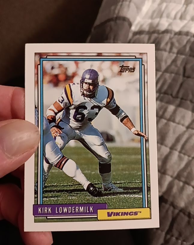 1992 Topps #116 Kirk Lowdermilk — front