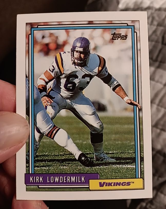 1992 Topps #201 Kirk Lowdermilk — front