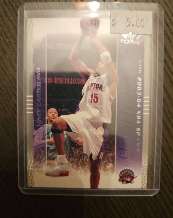 2003-04 SP Game Used #87 Vince Carter — front