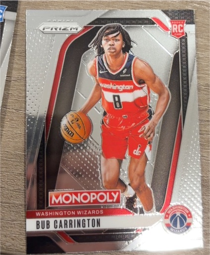 2024-25 Panini Prizm Monopoly #87 Bub Carrington — front