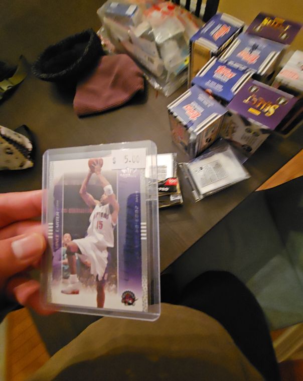 2000 Fleer #15 Vince Carter — front