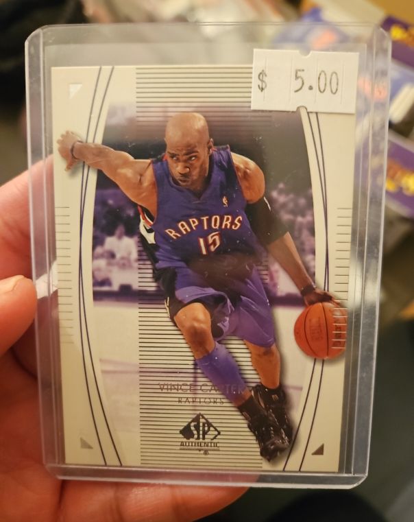 2003-04 Upper Deck SP Authentic #83 Vince Carter — front