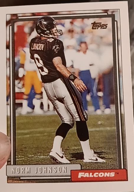 1992 Topps #251 Norm Johnson — front