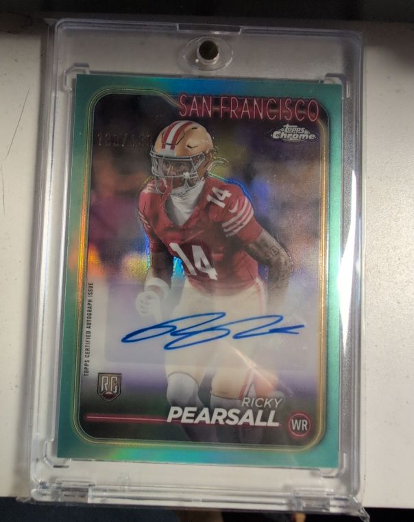 2024 Topps Chrome #RA-RPE Ricky Pearsall Rookie Autograph — front