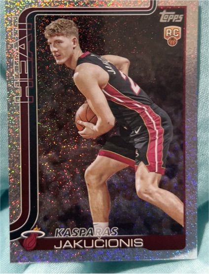 2025-26 Topps #220 Kasparas Jakucionis — front