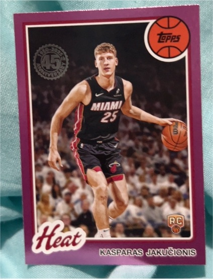 2025-26 Topps #80BK-66 Kasparas Jakučionis — front