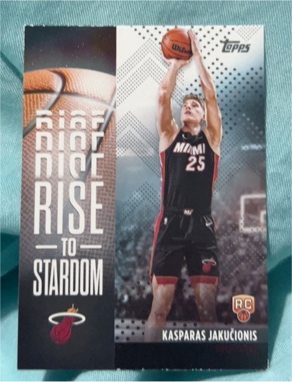 2025-26 Topps #RTS-20 Kasparas Jakučionis — front