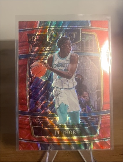 2021-22 Panini Select Concourse Orange Flash Prizm #78 JT Thor — front