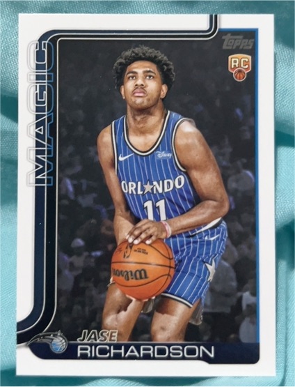 2025-26 Topps #225 Jase Richardson — front