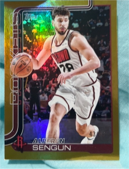 2025-26 Topps #180 Alperen Sengun Houston Rockets — front