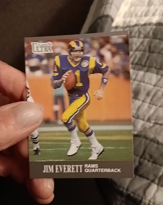 1991 Fleer Ultra #186 Jim Everett — front