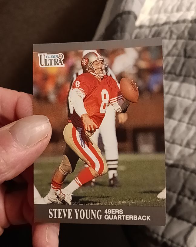 1991 Fleer Ultra #256 Steve Young — front