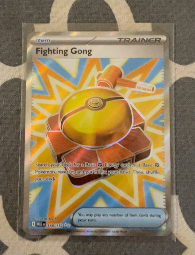 2025 Pokémon ME01: Mega Evolution #168 Fighting Gong — front