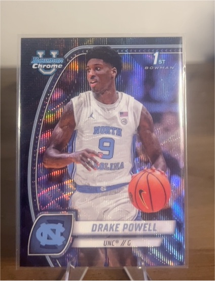 2024 Bowman University Chrome #69 Drake Powell — front