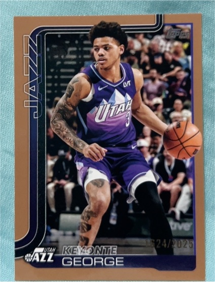 2025-26 Topps #131 Keyonte George Utah Jazz — front