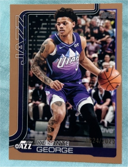 2025-26 Topps #131 Keyonte George — front