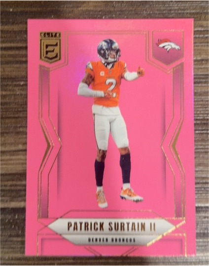 2025 Panini Donruss Elite #57 Patrick Surtain II Pink — front