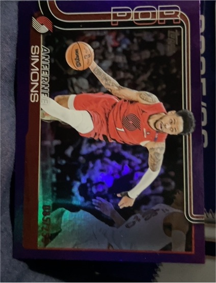 2025-26 Topps #123 Anfernee Simons — front
