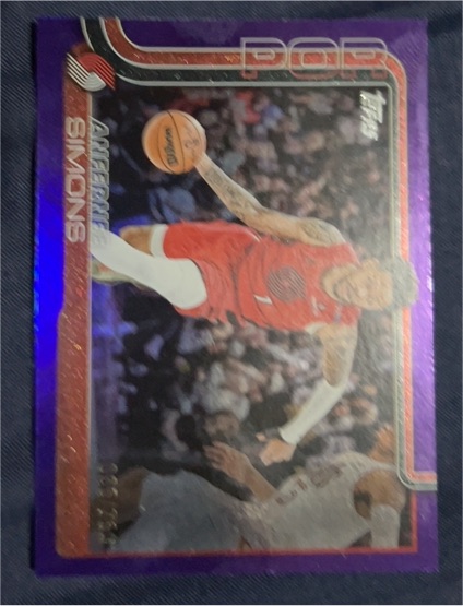 2025-26 Topps #123 Anfernee Simons — front