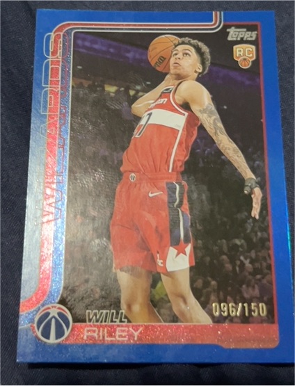 2025-26 Topps #221 Will Riley — front